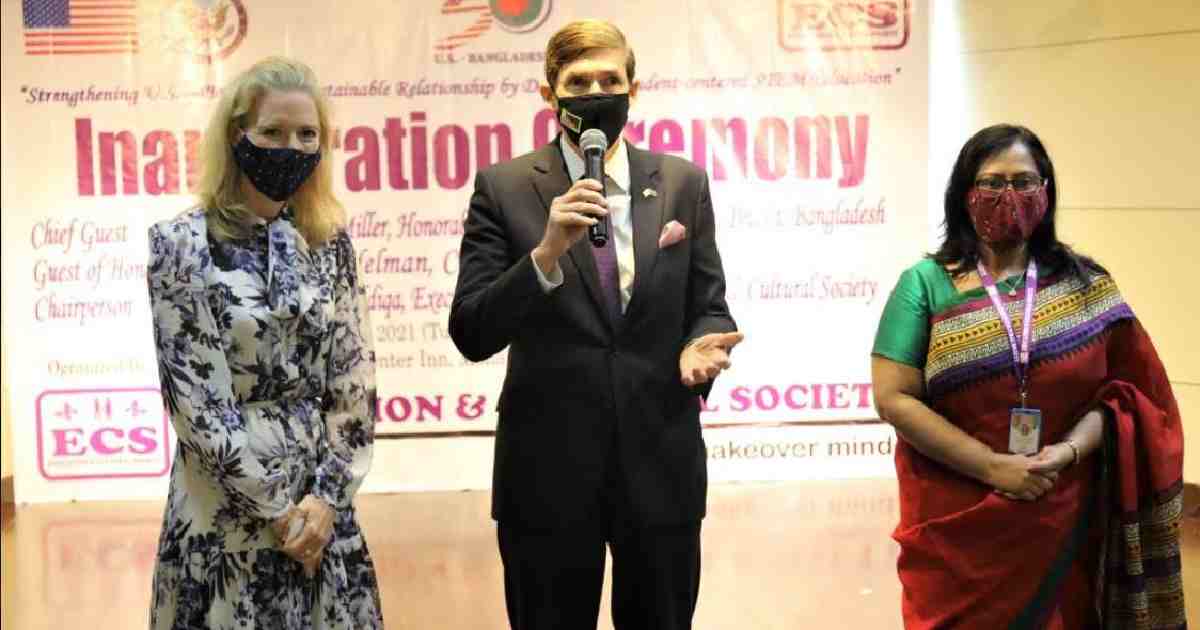 STEM education for girls , Ambassador Earl Miller , International Women’s Day , Bangladesh’s golden jubilee , STEM competitions and training , STEM instructors , STEM careers , US Embassy in Dhaka , STEM education , education for girls , STEM